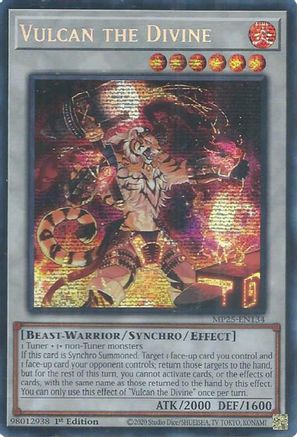 Vulcan the Divine [MP25-EN134] Prismatic Secret Rare