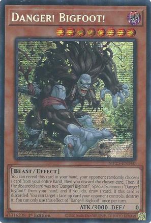 Danger! Bigfoot! [MP25-EN140] Prismatic Secret Rare