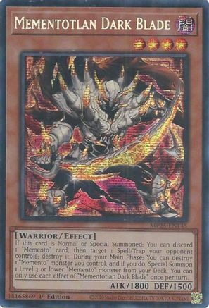 Mementotlan Dark Blade [MP25-EN145] Prismatic Secret Rare