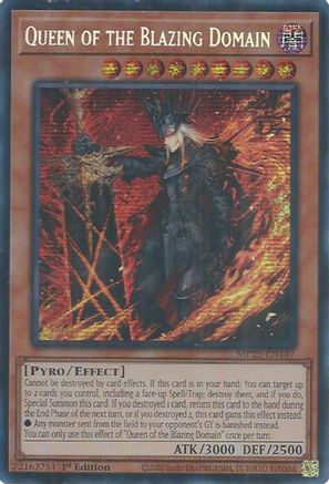 Queen of the Blazing Domain [MP25-EN147] Prismatic Secret Rare