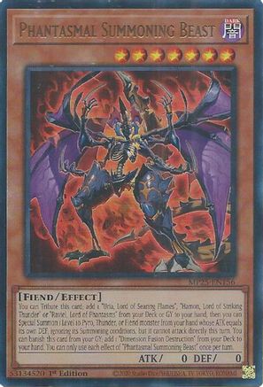 Phantasmal Summoning Beast [MP25-EN156] Ultra Rare