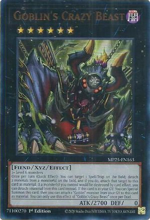 Goblin's Crazy Beast [MP25-EN163] Ultra Rare