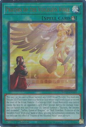 Prayers of the Voiceless Voice [MP25-EN169] Ultra Rare
