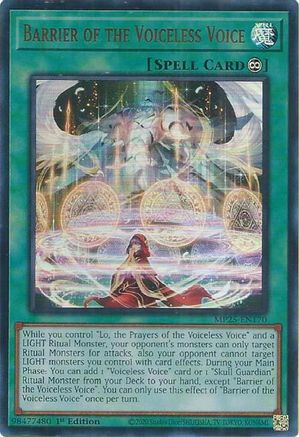Barrier of the Voiceless Voice [MP25-EN170] Ultra Rare