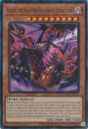 Veidos the Eruption Dragon of Extinction [MP25-EN175] Ultra Rare