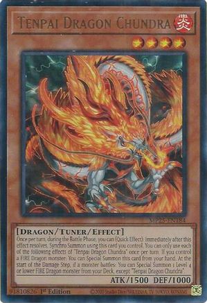 Tenpai Dragon Chundra [MP25-EN184] Ultra Rare