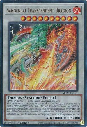 Sangenpai Transcendent Dragion [MP25-EN191] Ultra Rare