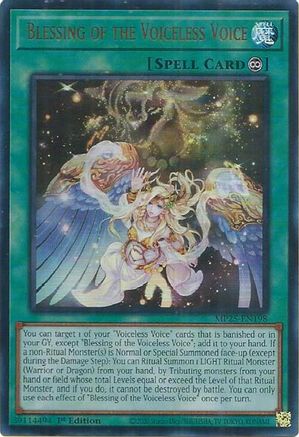 Blessing of the Voiceless Voice [MP25-EN198] Ultra Rare