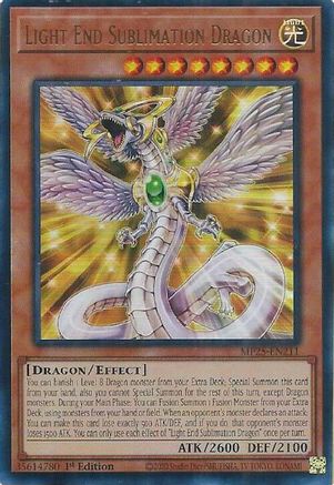 Light End Sublimation Dragon [MP25-EN211] Ultra Rare