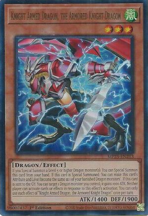 Knight Armed Dragon, the Armored Knight Dragon [MP25-EN213] Ultra Rare