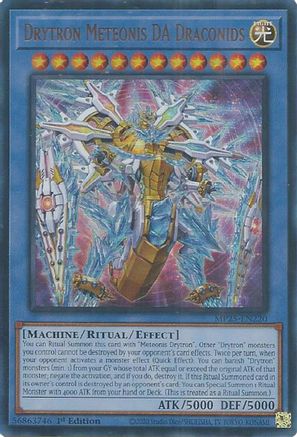 Drytron Meteonis DA Draconids [MP25-EN220] Ultra Rare