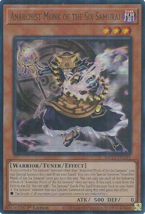 Anarchist Monk of the Six Samurai [MP25-EN245] Ultra Rare