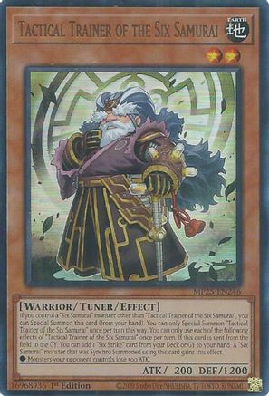 Tactical Trainer of the Six Samurai [MP25-EN246] Ultra Rare