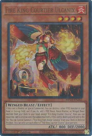 Fire King Courtier Ulcanix [MP25-EN262] Ultra Rare