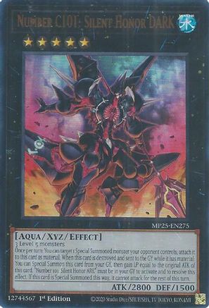 Number C101: Silent Honor DARK [MP25-EN275] Ultra Rare