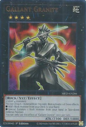 Gallant Granite [MP25-EN286] Ultra Rare