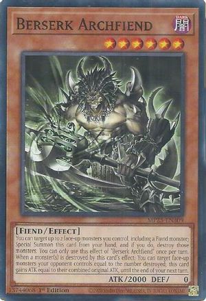Berserk Archfiend [MP25-EN309] Common