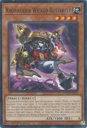 Ragnaraika Wicked Butterfly [MP25-EN382] Common