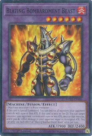 Blazing Bombardment Beast [MP25-EN406] Common