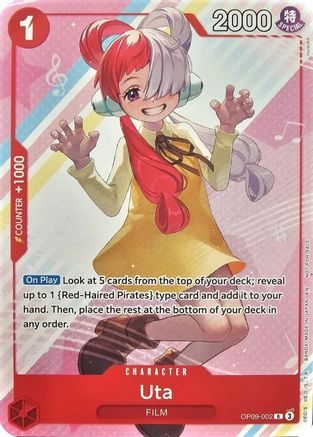 Uta (Welcome Pack Vol. 2) [One Piece Promotion Cards] Rare