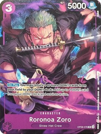 Roronoa Zoro (Welcome Pack Vol. 2) [One Piece Promotion Cards] Rare