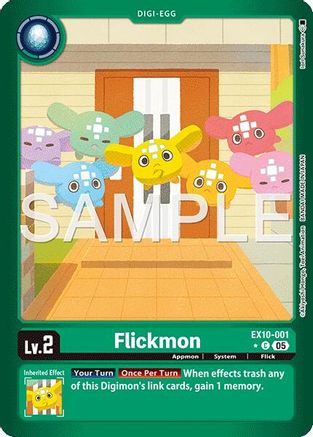 Flickmon (Limited Foil)  (EX10-001) [Sinister Order] Foil
