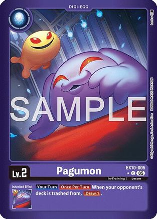 Pagumon (Limited Foil)  (EX10-005) [Sinister Order] Foil