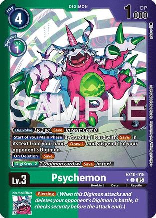 Psychemon (Limited Foil)  (EX10-015) [Sinister Order] Foil