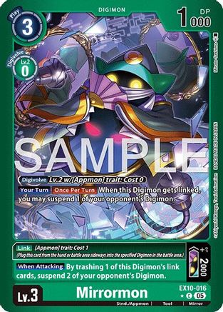 Mirrormon (Limited Foil)  (EX10-016) [Sinister Order] Foil