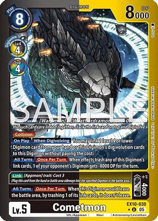 Cometmon (Limited Foil)  (EX10-030) [Sinister Order] Foil