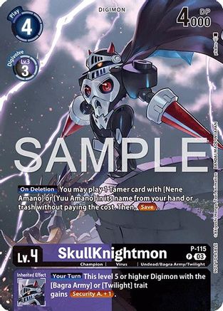 SkullKnightmon - P-115 (Sinister Order Legend Pack)  (P-115) [Digimon Promotion Cards] Foil