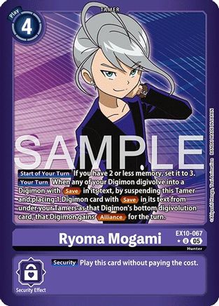 Ryoma Mogami (Limited Foil)  (EX10-067) [Sinister Order] Foil