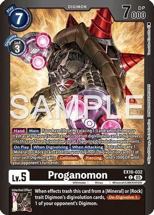 Proganomon (Limited Foil)  (EX10-032) [Sinister Order] Foil
