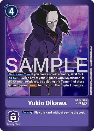 Yukio Oikawa (Limited Foil)  (EX10-065) [Sinister Order] Foil