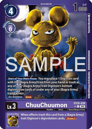 ChuuChuumon (Limited Foil)  (EX10-039) [Sinister Order] Foil