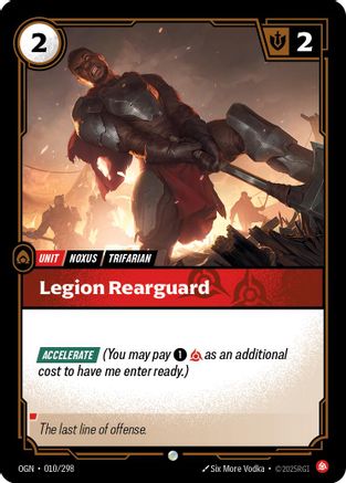 Legion Rearguard (010/298) [Origins] Foil