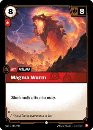 Magma Wurm (011/298) [Origins]