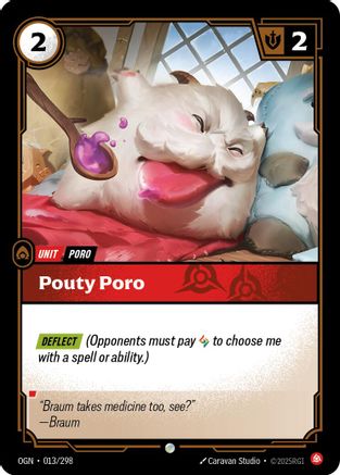 Pouty Poro (013/298) [Origins] Foil