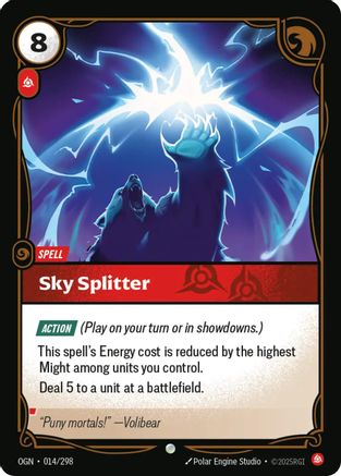 Sky Splitter (014/298) [Origins] Foil