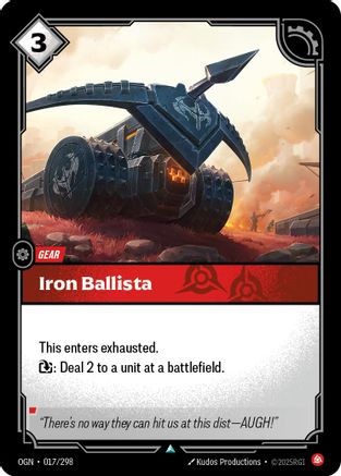 Iron Ballista (017/298) [Origins] Foil