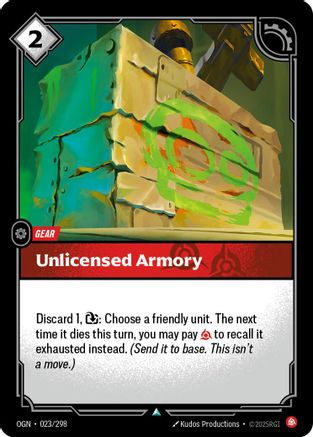 Unlicensed Armory (023/298) [Origins] Foil