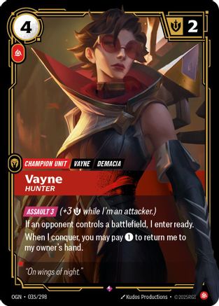 Vayne - Hunter (035/298) [Origins]