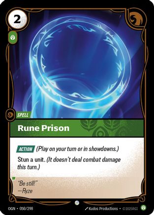 Rune Prison (050/298) [Origins] Foil