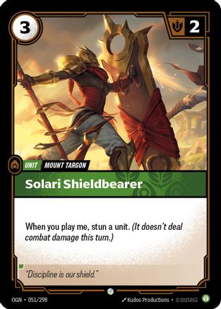 Solari Shieldbearer (051/298) [Origins] Foil