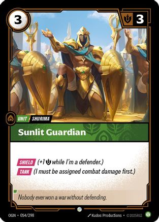 Sunlit Guardian (054/298) [Origins] Foil