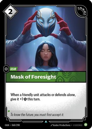 Mask of Foresight (060/298) [Origins] Foil