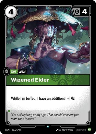 Wizened Elder (065/298) [Origins] Foil