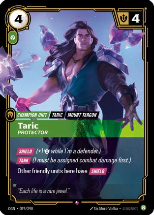 Taric - Protector (074/298) [Origins]