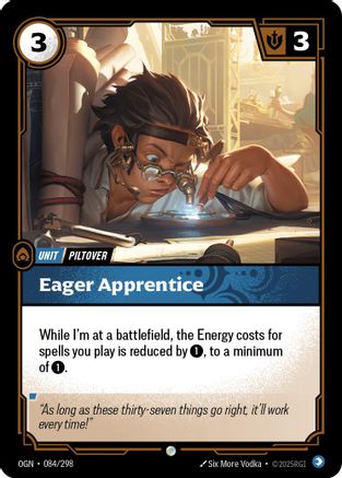 Eager Apprentice (084/298) [Origins] Foil
