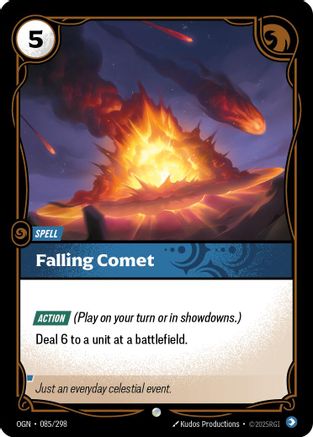 Falling Comet (085/298) [Origins] Foil